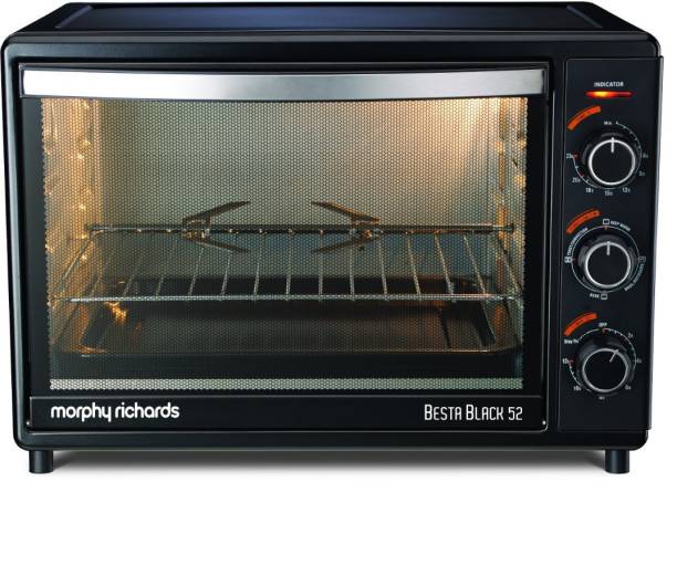 Morphy Richards 52-Litre BESTA BLACK 52 Oven Toaster Grill (OTG)