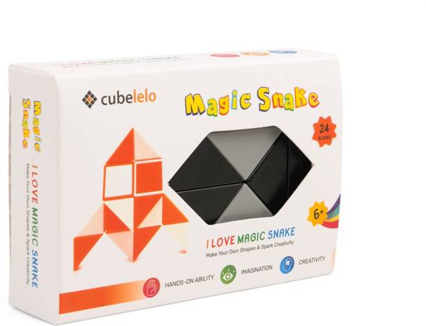 Cubelelo Magic Snake Multicolor (24 Blocks) Speedcube Highspeed Magic Cube Puzzle