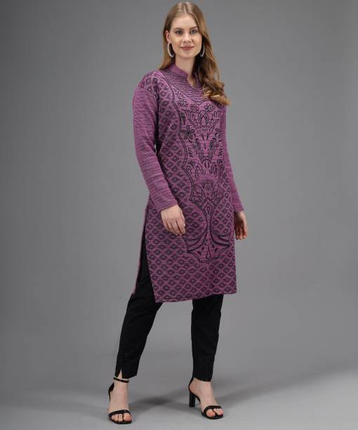 Woolen Kurtis - Buy Woolen Kurtis / Winter Kurtis online at Best Prices in  India | Flipkart.com