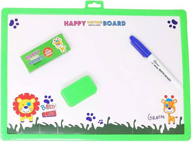 littlewish Educational Two in One Writing Board with White and Black Board for Kids (1Pc)