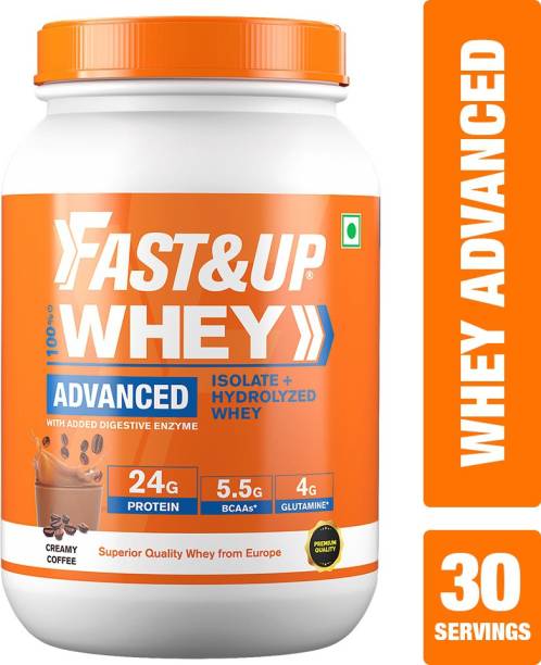 Fast&Up 100% Blend Whey Protein Isolate & Hydrolyzed-24...
