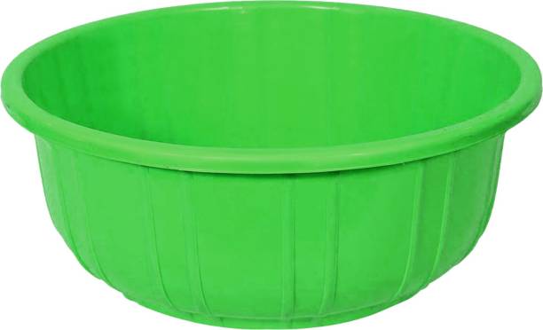 KUBER INDUSTRIES Plastic Tub for Bathroom 40 Lt. (Green) 40 L Plastic Bucket