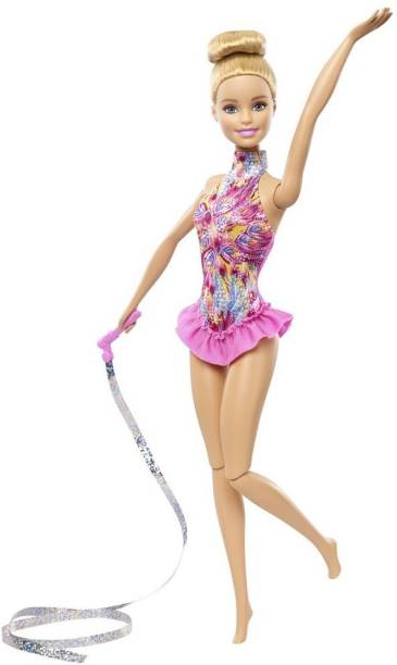 BARBIE RIBBON GYMNAST DOLL PINK, COLLECTIBLE, LOVED BY GIRLS, GREAT GIFT, IT TWIRLS