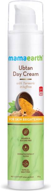 MamaEarth Ubtan Day Cream with SPF 30, with Turmeric & Saffron for Skin Brightening