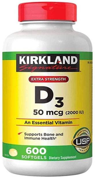 KIRKLAND Signature Vitamin D3 2000IU, 600 Tab