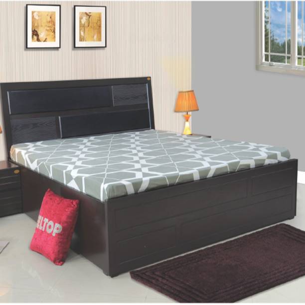 ELTOP King Size Bed with Hydraulic Storage for Bedroom Engineered Wood King Hydraulic Bed