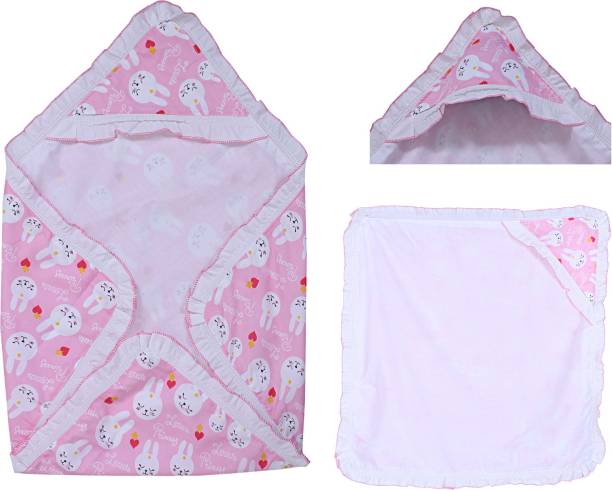GYT Printed Crib Hooded Baby Blanket