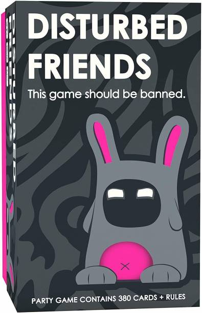 Toy Zoom original Disturbed Friends Party Game contains 380 cards plus Rules
