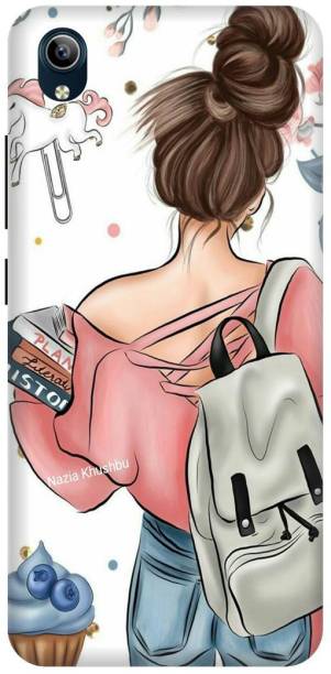 Bluvver Back Cover for Vivo Y90,1908, Printed Beautiful Cool Girl Mobile Back Cover