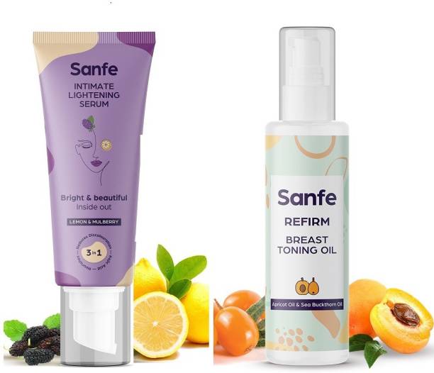 Sanfe Reform Breast Toning Oil With Intimate Lightening Serum for Moms