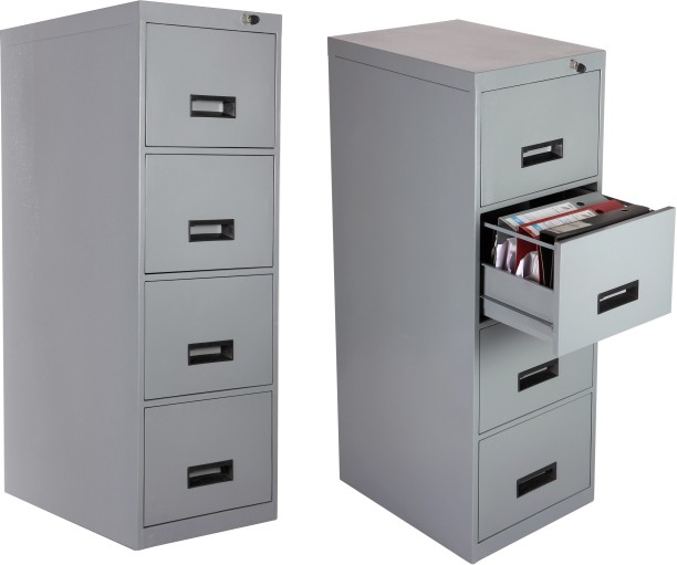 Metal Steel Lockable Filing Cabinet with Keys Lateral File Cabinet White 2 Drawers 