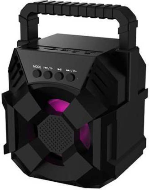ROKAVO Best Buy DJ bass party karaoke trolley Speaker with wired full range for SmartPhone Laptop Player Outdoor Wireless Audio Support Bluetooth, FM Radio, USB, ro SD Card Reader, Aux 10 W Bluetooth Speaker