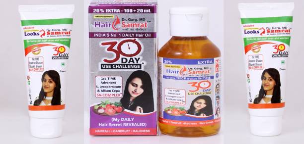 Sure Shot Herbals Looks Samrat Combo + Free Hair Samrat