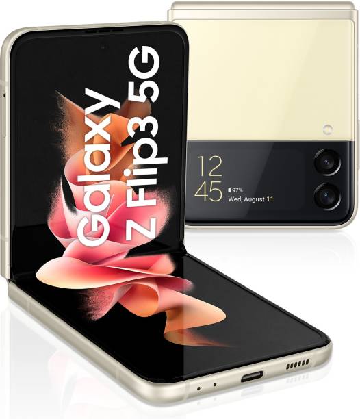 SAMSUNG Galaxy Z Flip3 5G (Cream, 128 GB)