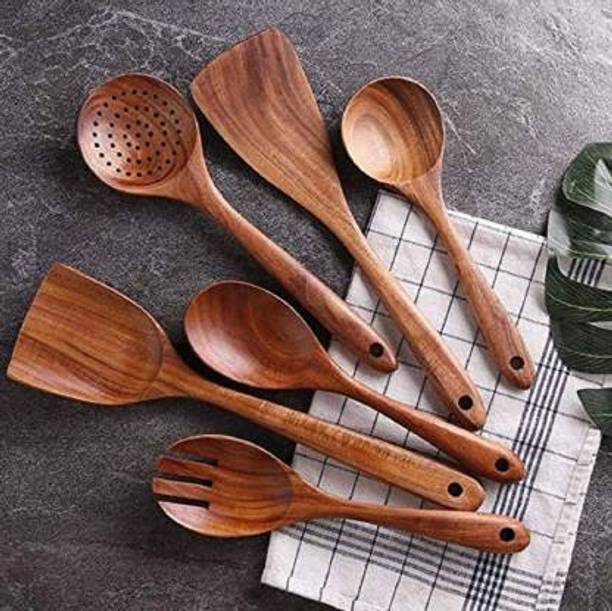 Ruby Perl Wooden Ladle