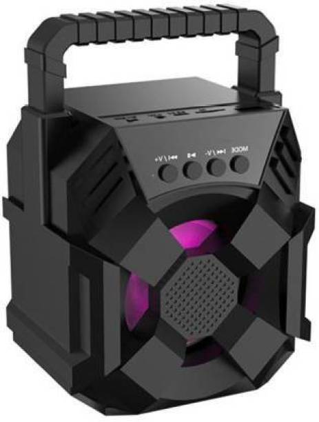 ROKAVO WS PARTY SPEAKER STYLES LOOK RADIO DESIGNED MINI SPEAKER Extra Bass HD sound and is perfect for getting the party started with some danceable jams, Provides extended playback, enables you to stream music for up to 6 hours on a full charge .mobile holding Stand 10 W Bluetooth Speaker
