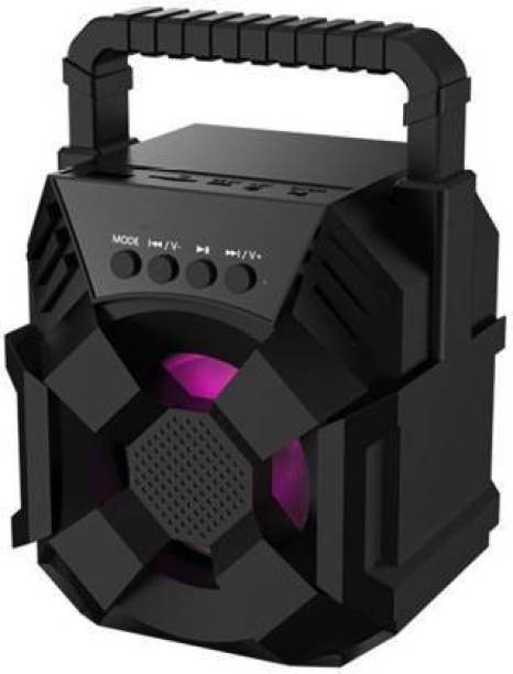 ROKAVO WS PARTY SPEAKER STYLES LOOK RADIO DESIGNED MINI SPEAKER Extra Bass HD sound and is perfect for getting the party started with some danceable jams, Provides extended playback, enables you to stream music for up to 6 hours on a full charge .mobile holding Stand 10 W Bluetooth Speaker