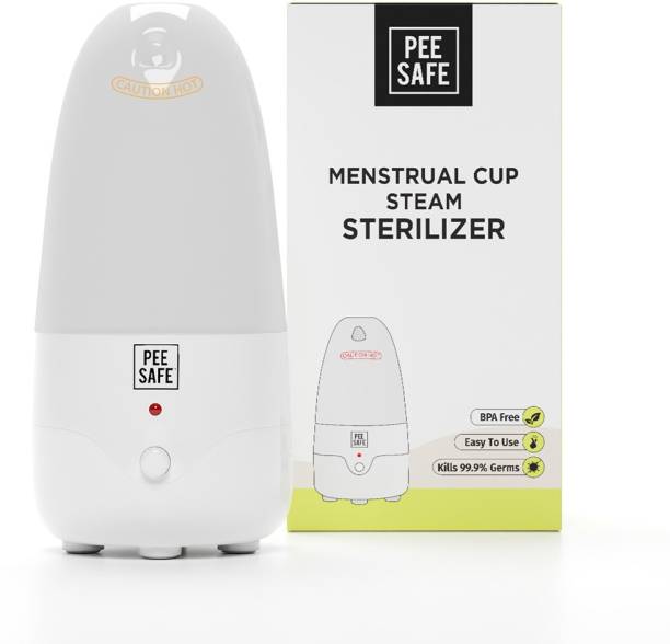 Pee Safe Menstrual Cup Sterilizer |Clean Your Cup With Ease | Kills 99.9% Germs - 1 Slots