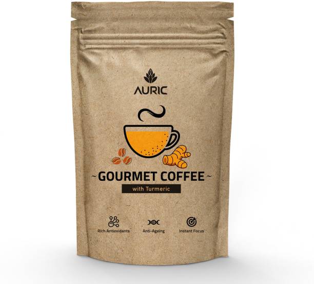 Auric Gourmet Coffee -Rich in Antioxidants |Contains Turmeric,Curcumin Instant Coffee