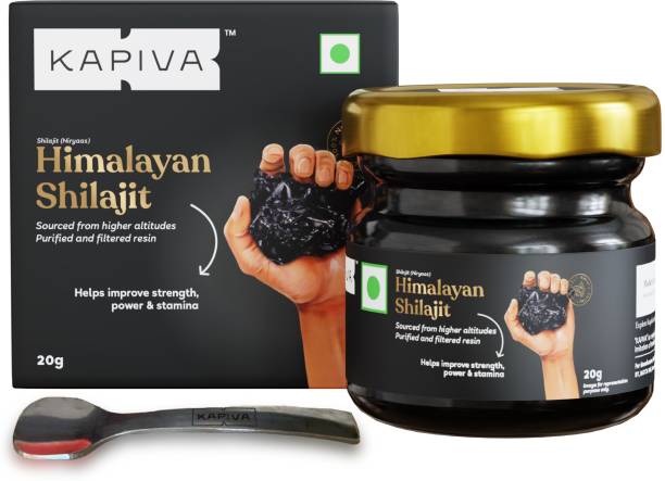 Kapiva Himalayan Shilajit Resin| Rich in Fulvic Acid | For Strength, Power & Stamina