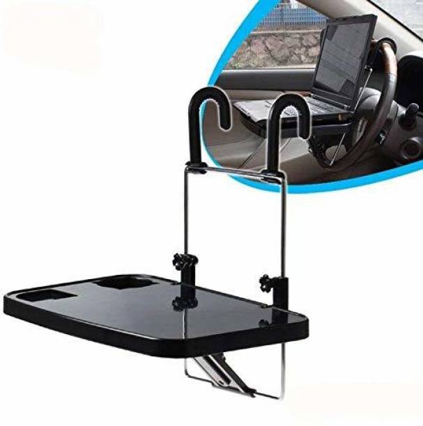 Samrah Multi Purpose Tray, Car Steering Wheel and Back seat Laptop Tablet Food for universal Cup Holder Tray Table