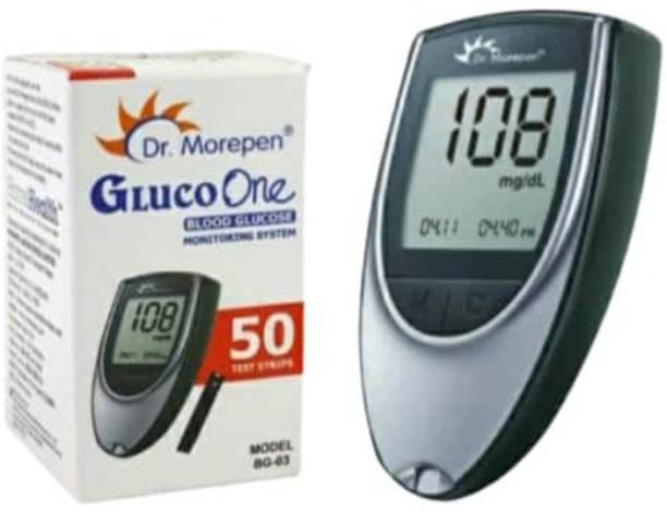 Dr. Morepen GLUCO ONE WITH 50 TEST STRIPS Glucometer