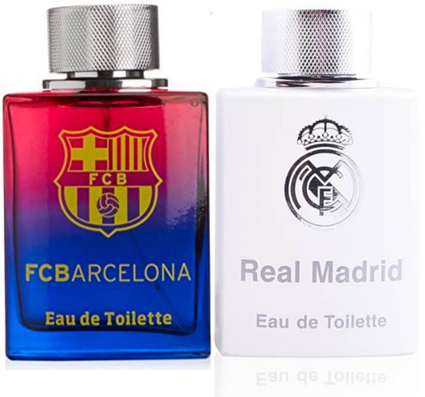 Real Madrid new RM white +FC barcelona perfume set 02 E...