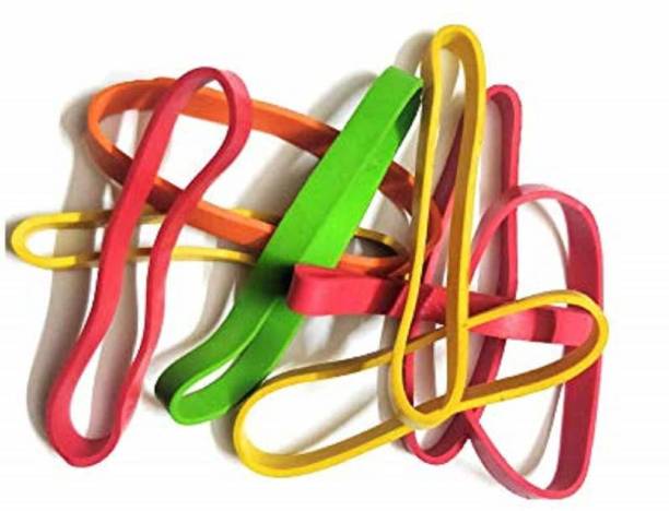 True-Ally Big Size Rubber Bands for Office, Home, Kitchen, 4 x 1/3-inch - 70 Pieces | Expension 3X (70 Rubbers / 200 Grams) Expandable Rubber Band