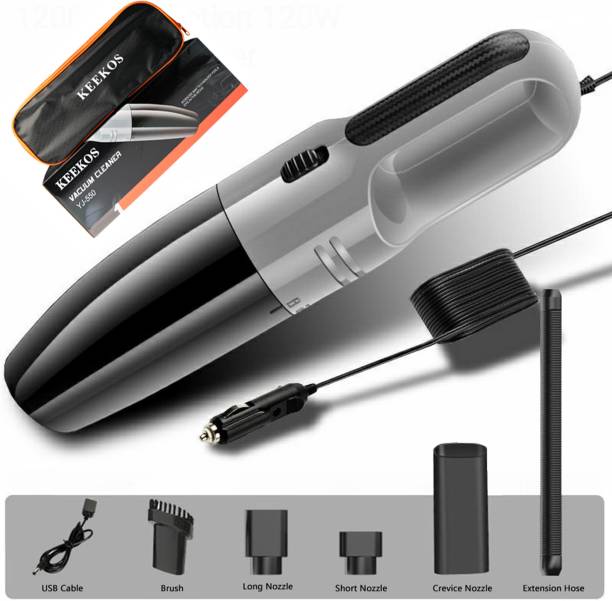keekos Portable Car Vacuum Cleaner, 120W and 12V Corded Handheld Mini Vacuum, with 6Kpa Strong Suction Car Vacuum Cleaner Car Vacuum Cleaner Car Vacuum Cleaner Car Vacuum Cleaner Car Vacuum Cleaner with 2 in 1 Mopping and Vacuum