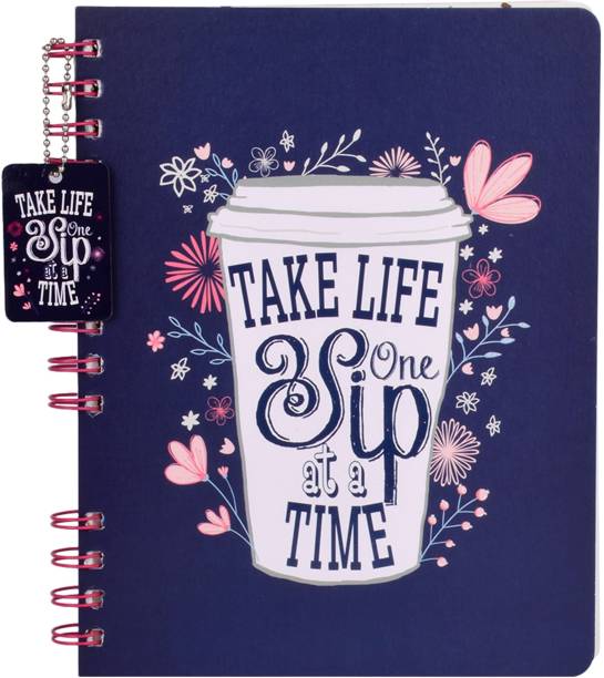 Doodle Morning Glory Stop Wiro With Dangler Notebook Regular Diary Ruled 160 Pages