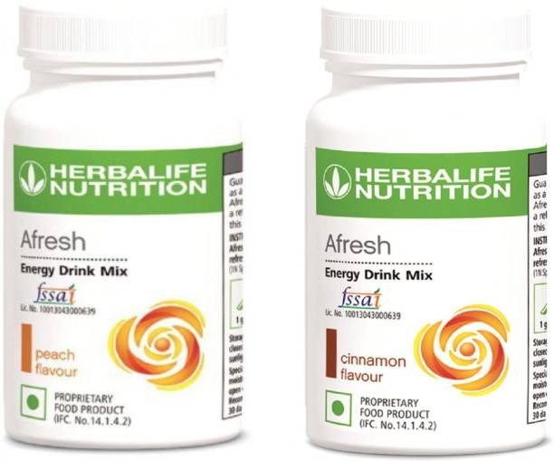 HERBALIFE Nutrition Set Of Afresh Peach & Cinnamon Protein Blends
