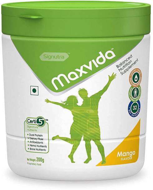 Signutra MaxvidaTM Balanced Nutrition Supplement for Adults (Mango, 200 g) Nutrition Drink