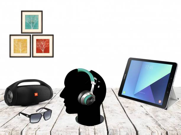 Top Headset Stand cheap price 5stars Flipkart in India 45 Oh My Gift Acrylic Black Headset Holder Headphone Stand