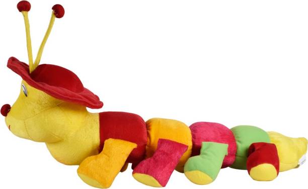 Ultra Soft Toy Plush Caterpillar with Cap - 20 inch