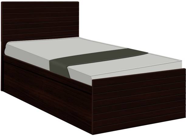 POJ Edeyna King Size Bed With Full Hydraulic Ample Storage Engineered Wood Single Box Bed