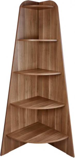 KRIJEN Vabry Engineered Wood Open Book Shelf