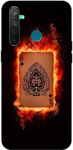 THESTONEWELL Back Cover for Realme 5pro playing cards games back cover cases cover