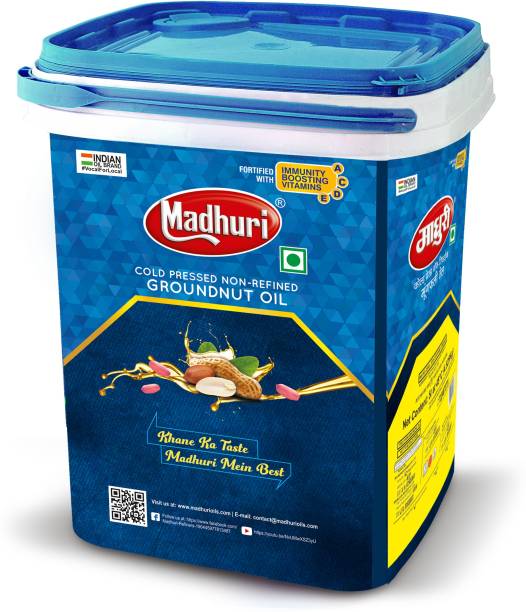 MADHURI Cold Pressed Groundnut Oil Jar