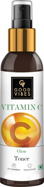 GOOD VIBES Vitamin C Glow Toner (120 ml) Men & Women
