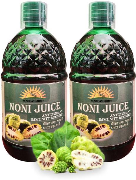 Sunchan Group Noni Juice Gold Pure Organic Herbal 2 Liter | Weight Loss | Anti-Ageing | Joint Pain | Diabetes Suger Madhumeh | Immunity Support | Natural Sugar-Free Energy Drink 2000 ML