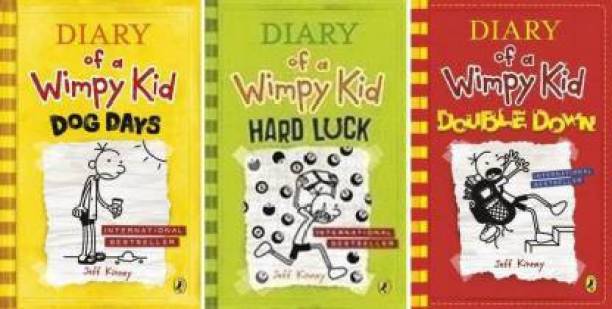 Set Of 3 (Three) Books Of Diary Of A Wimpy Kid By Kinne...