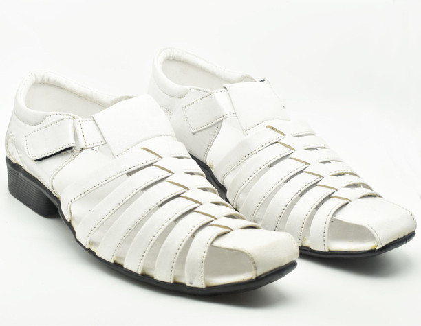 White Sandals Floaters - Buy White 
