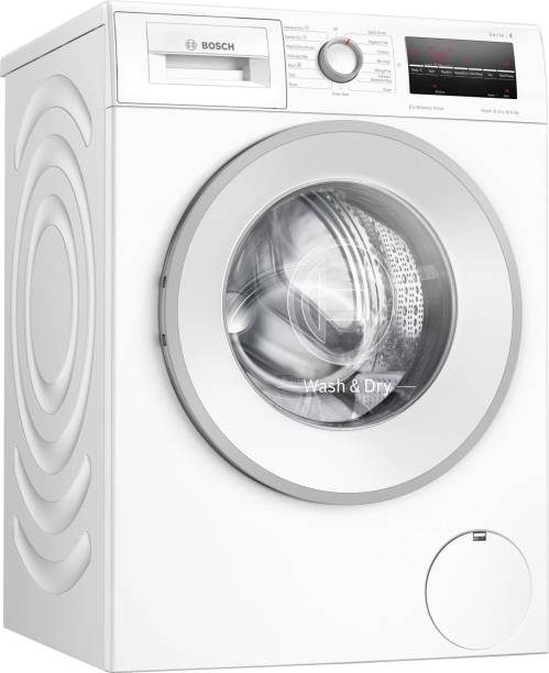 BOSCH 9/6 kg Inverter Washer with Dryer with In-built Heater White