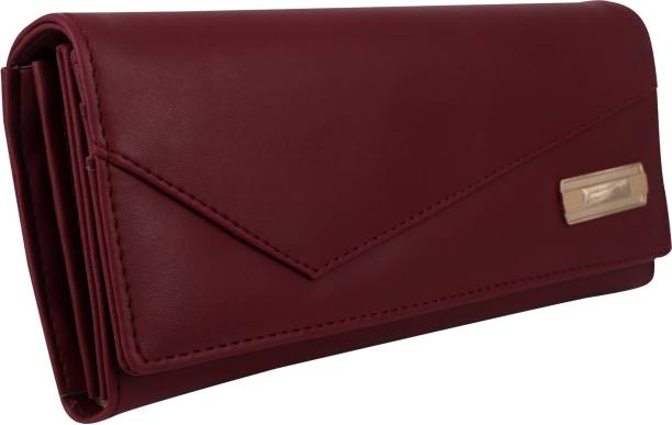 Casual, Party, Formal, Sports Maroon  Clutch  - Regular Size Price in India