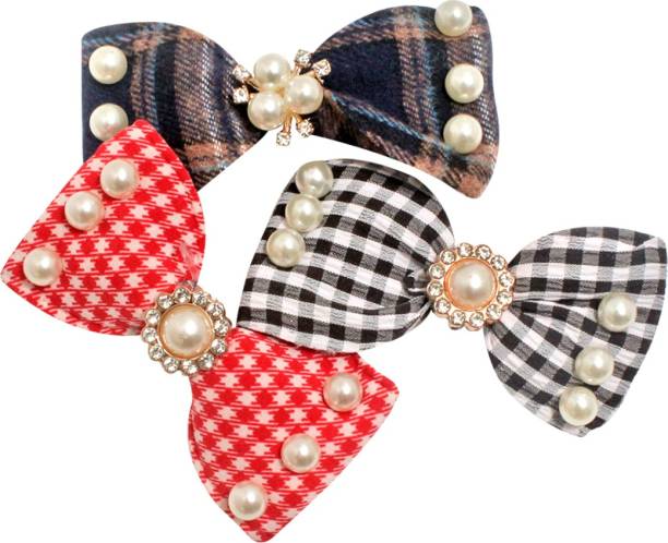 flairsense Set Of 3 Stylish Hairband & Hair Clips For The Girls Hair Accessory Set