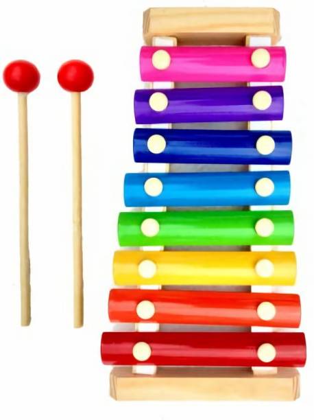 Madrigal Wooden Xylophone Musical Toy for Children with 8 Note (Big Size) (Multicolor)