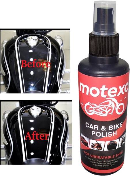 MOTEXO Liquid Car Polish for Metal Parts, Leather, Headlight, Exterior, Dashboard, Chrome Accent, Bumper