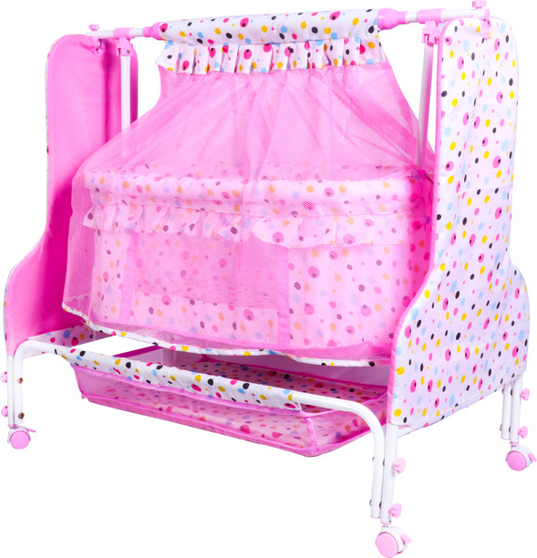 pink cradle swing