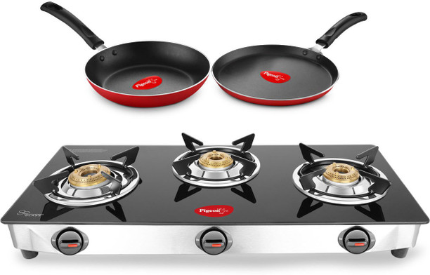 pigeon infinity gas stove 3 burner