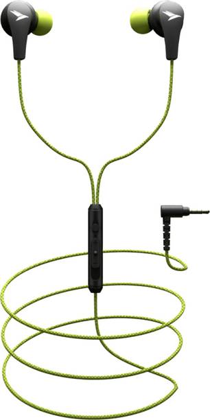 Mozu Audiology 100, L Shape Jack, Volume Controller, Built in Mic Wired Headset